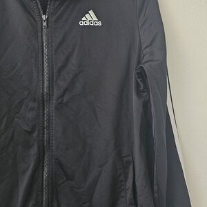 Adidas Black and White Track Jacket